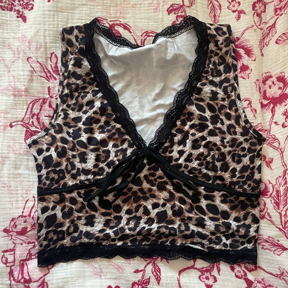 Cheetah Print Crop Top